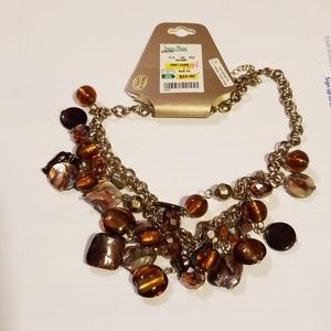 NWT abalone necklace